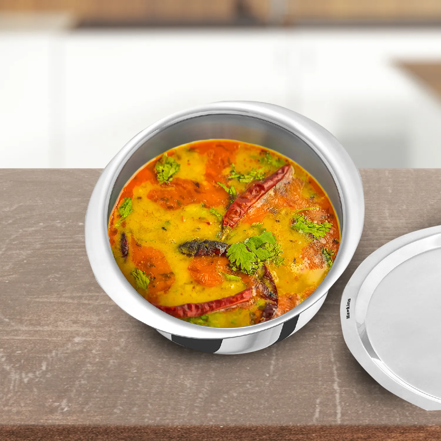 Induction Compatible SS Tri-ply Metro Patila 5 Litre with Stainless Steel Lid (SSP50S)