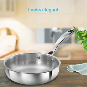 Induction Compatible SS Tri-ply PRO Frying Pan 18 cm (PSF18) - Image 5