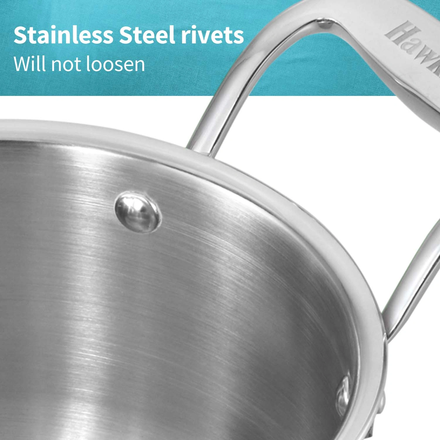 Induction Compatible SS Tri-ply PRO Stewpot 2 Litre with Stainless Steel Lid (PSST20S) - Image 4