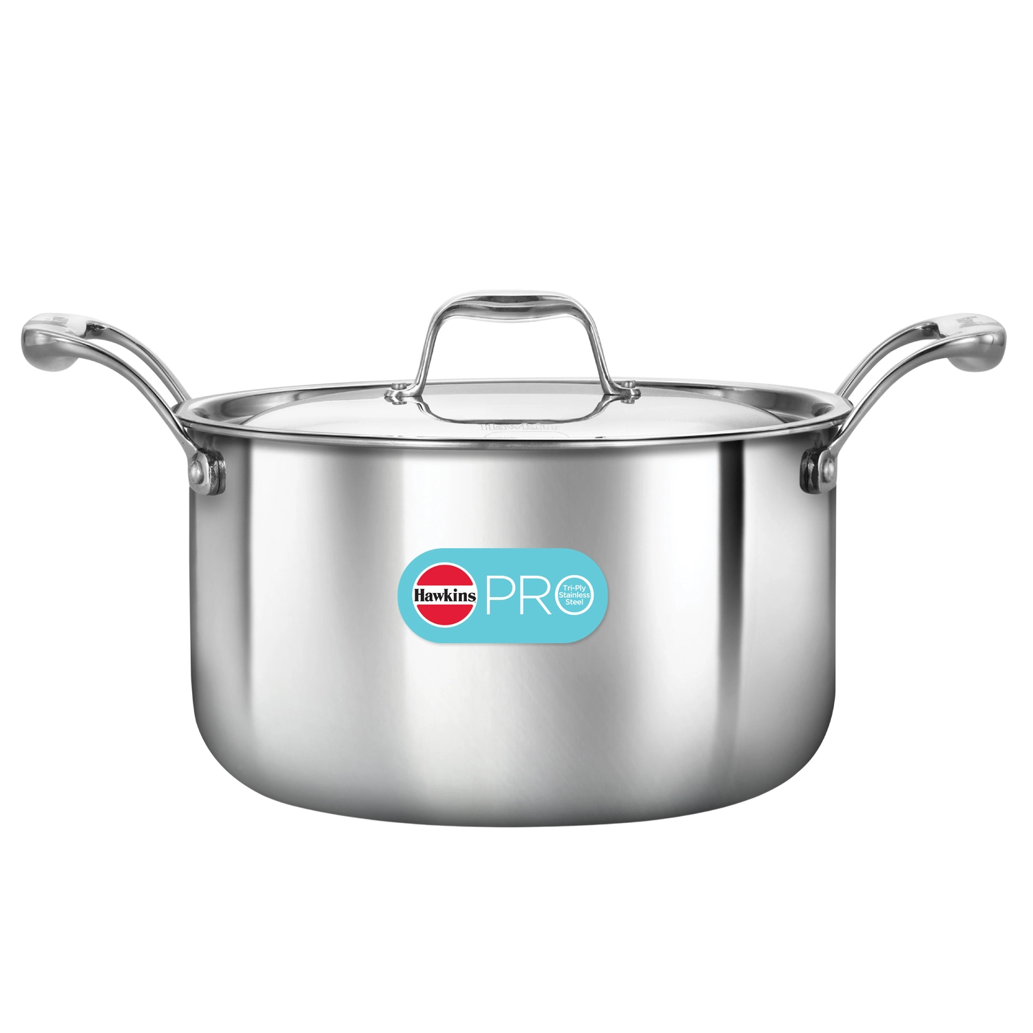 Induction Compatible SS Tri-ply PRO Stewpot 5 Litre with Stainless Steel Lid (PSST50S)