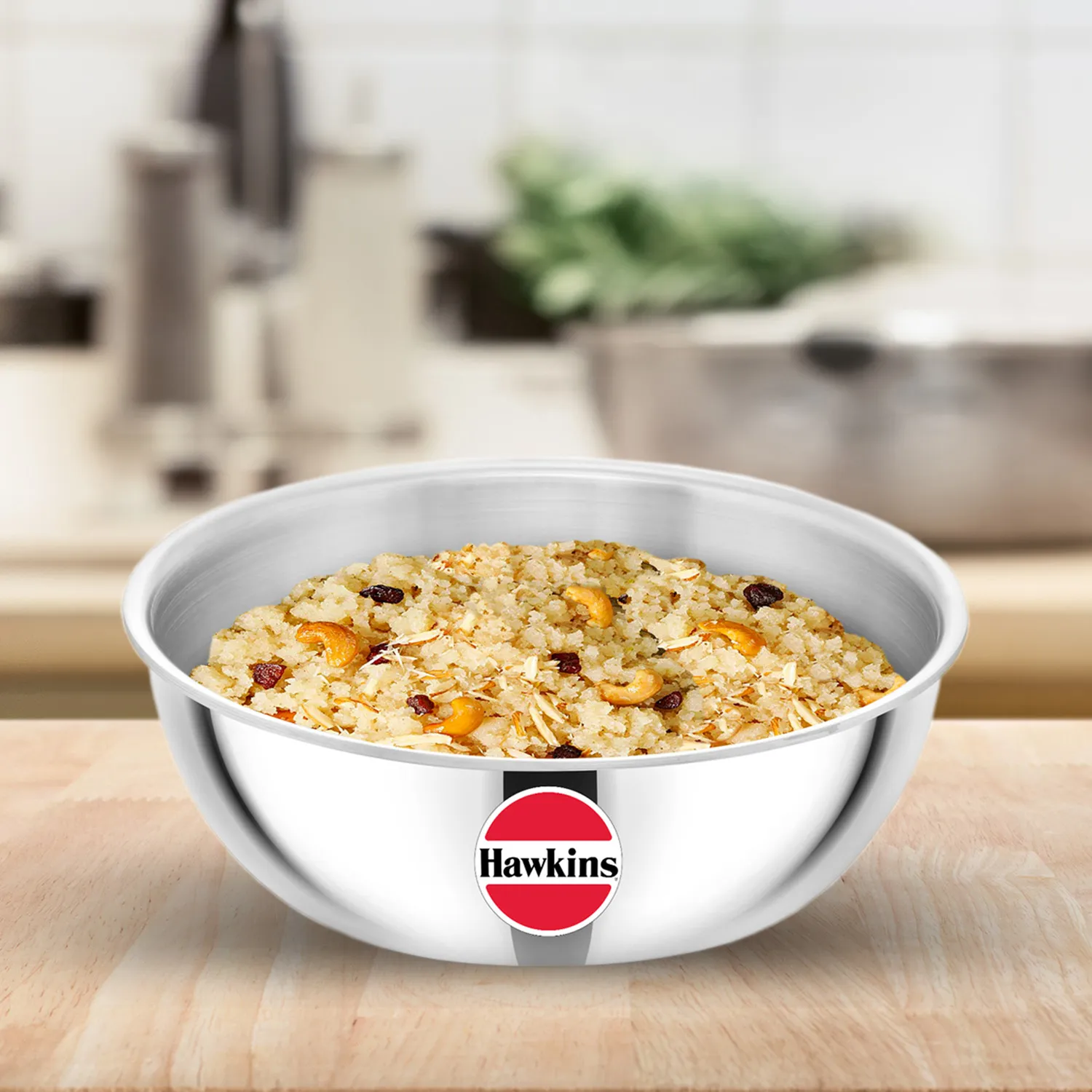 Induction Compatible SS Tri-ply Tasla (Kadhai) 1.5 Litre (SSTA15)