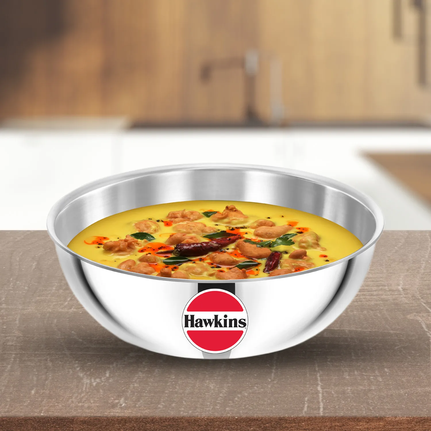 Induction Compatible SS Tri-ply Tasla (Kadhai) 4 Litre (SSTA40)