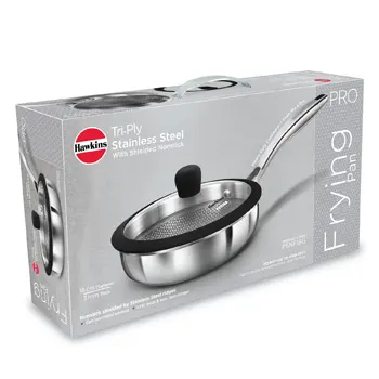Induction Compatible SS Tri-ply shielded Nonstick PRO Frying Pan 18 cm (PSNF18G) - Image 6