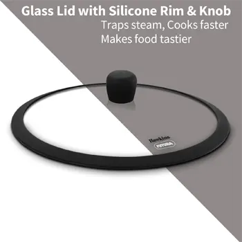 Induction Compatible SS Tri-ply shielded PRO Deep-Fry Pan 3.5 Litre with Glass Lid (PSNK35G) - Image 5