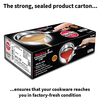 Induction Compatible Stainless SteelTPan 1 Litre (4.7 mm Thick) (SST10) - Image 6