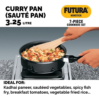 Nonstick Stir-Fry Pan 2 Litre (Flat Bottom & Long Handle, 3.25 mm Thick) (NDL20) - Image 10