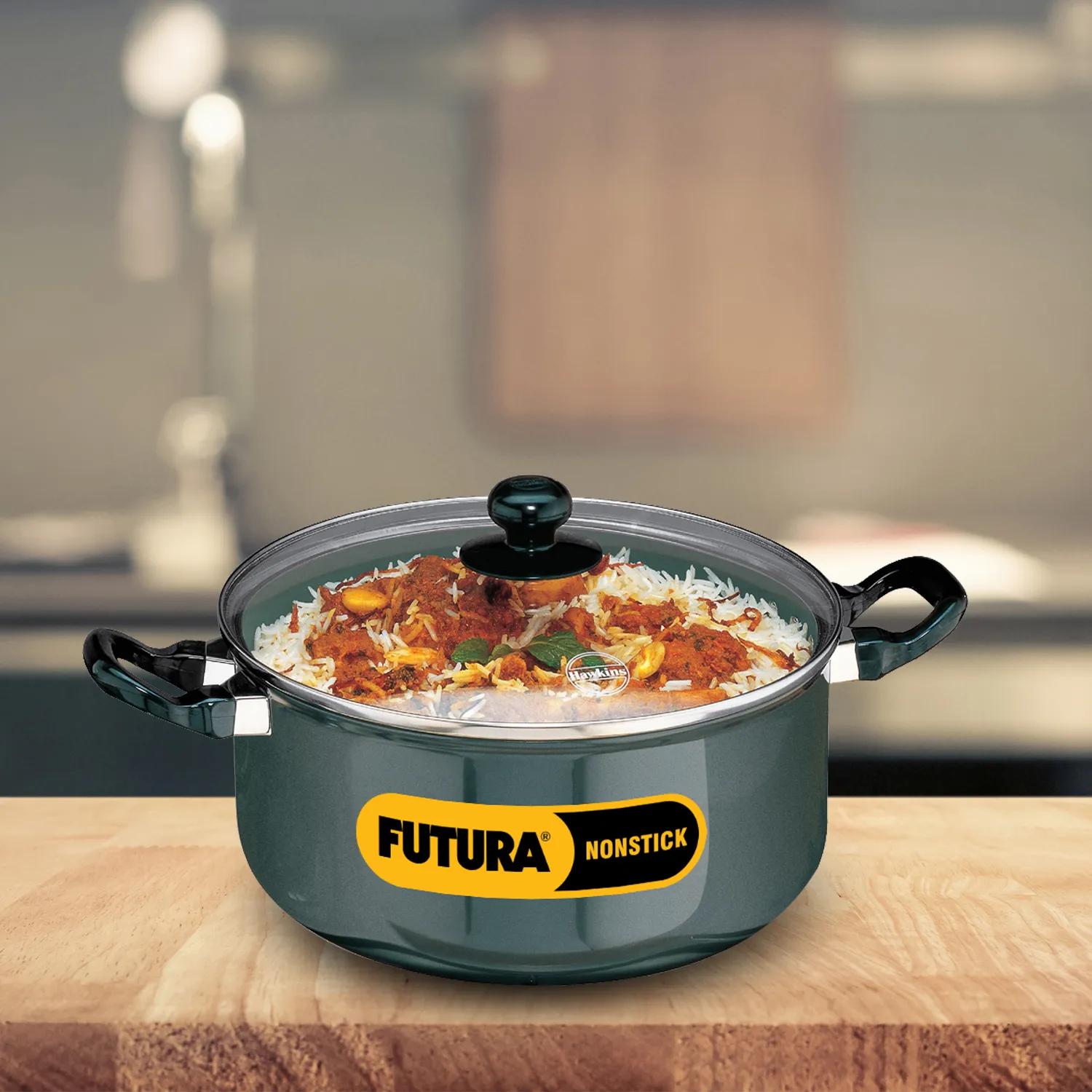 Nonstick Cook-n-Serve Stewpot 5 Litre with Glass Lid (3.25 mm Thick) (NST50G)