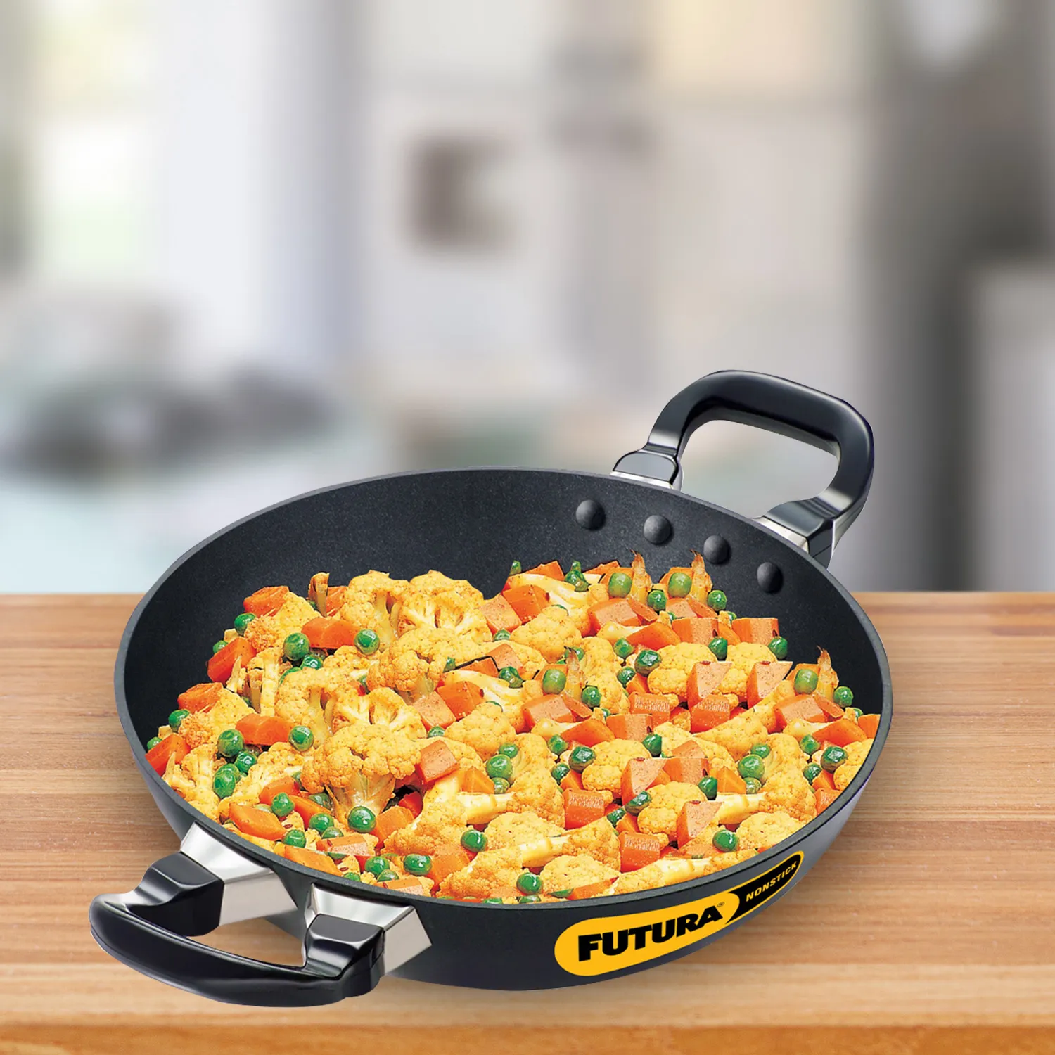 Nonstick Deep-Fry Pan 1.5 Litre (Round Bottom, 3.25 mm Thick) (NK15)