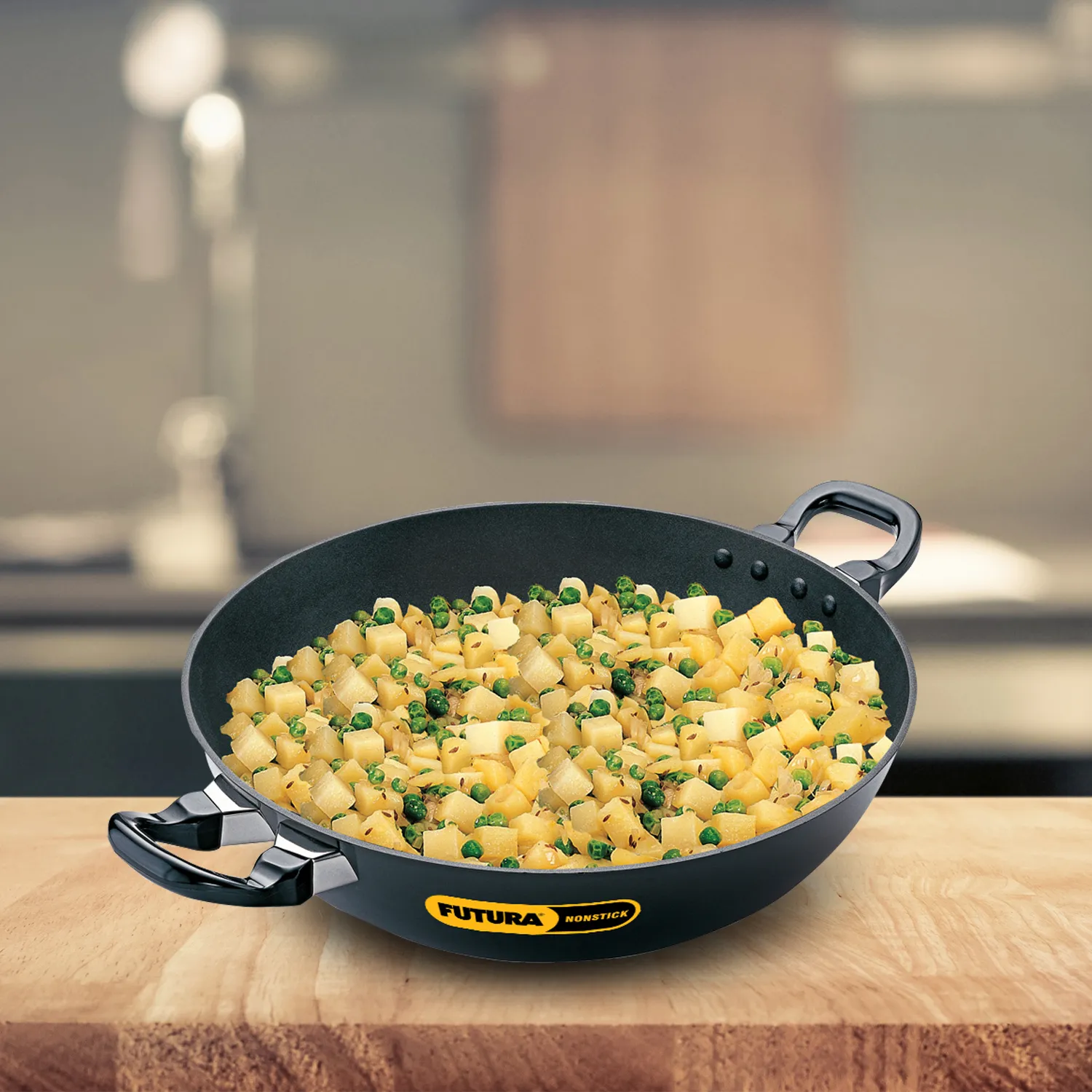 Nonstick Deep-Fry Pan 4 Litre (Round Bottom, 3.25 mm Thick) (NK40)