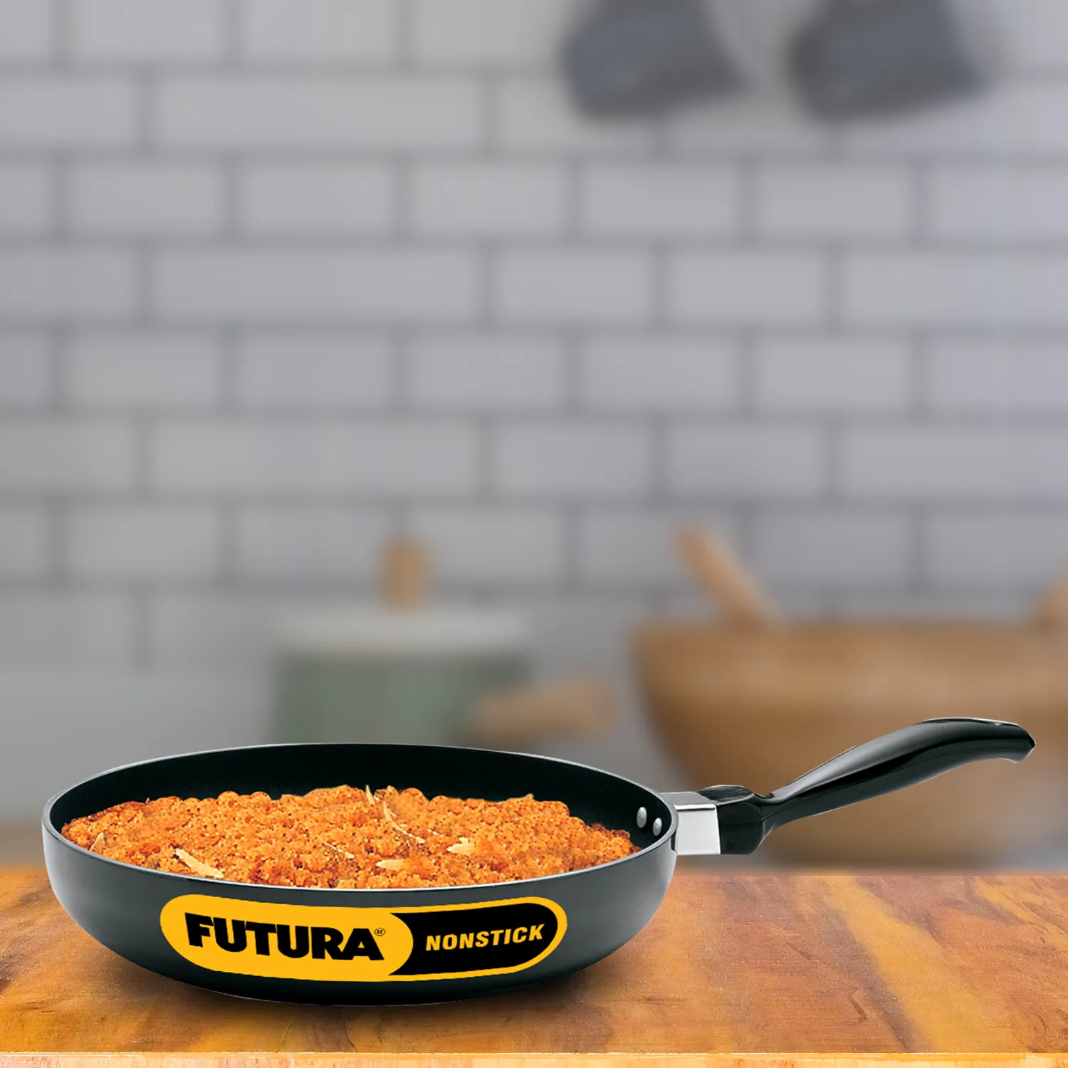 Nonstick Frying Pan 24 cm (Rounded Sides, 3.25 mm Thick) (NF24R)