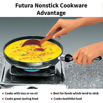 Nonstick Frying Pan 24 cm (Rounded Sides, 3.25 mm Thick) (NF24R) - Image 4