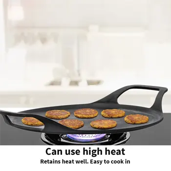 Reinforced Cast Iron Dosa Tava 27 cm (CIDT27) - Image 3