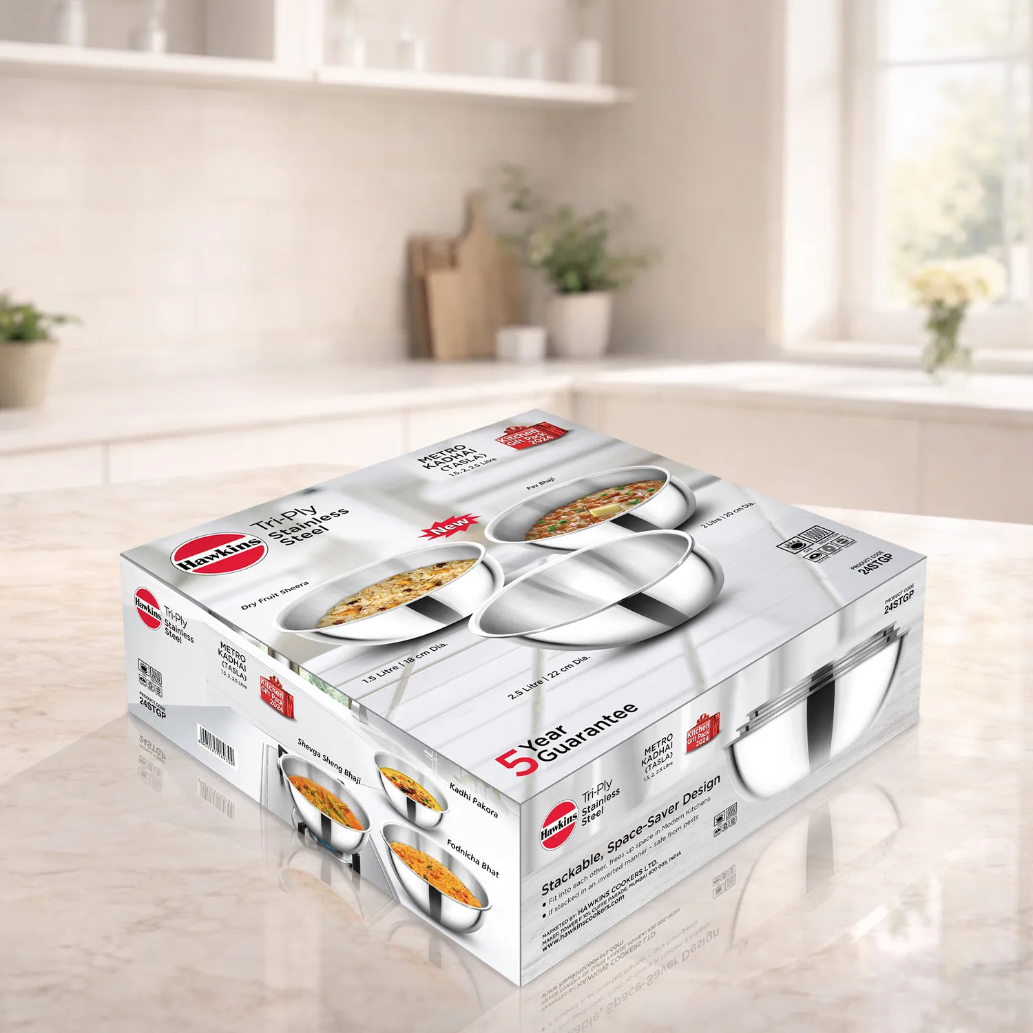 SS Tri-ply Tasla Gift Set 2024 (24STGP)