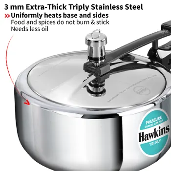 Tri-Ply Pressure Cooker cum Pan (SSTPP3) - Image 3