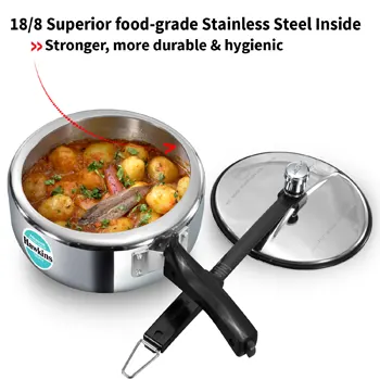 Tri-Ply Pressure Cooker cum Pan (SSTPP3) - Image 4