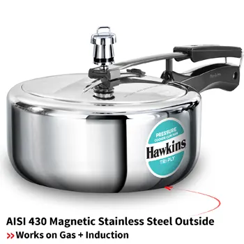 Tri-Ply Pressure Cooker cum Pan (SSTPP3) - Image 6