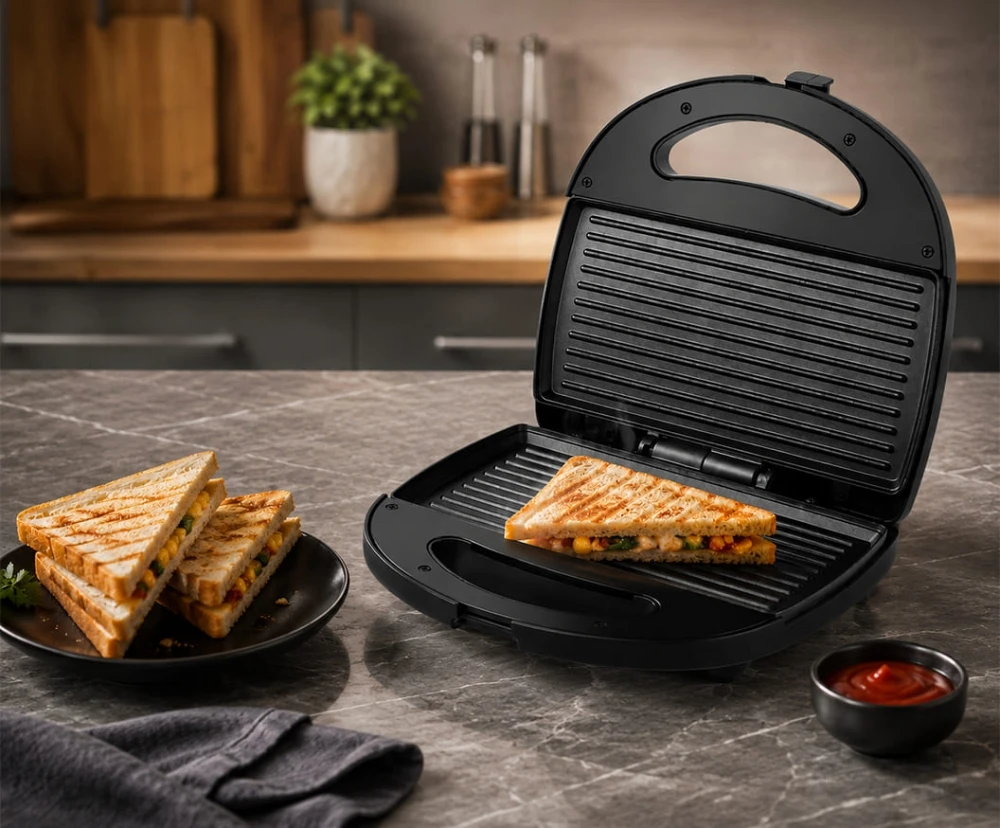 Easy Bite Grill Sandwich Toaster Breakfast - Image 3