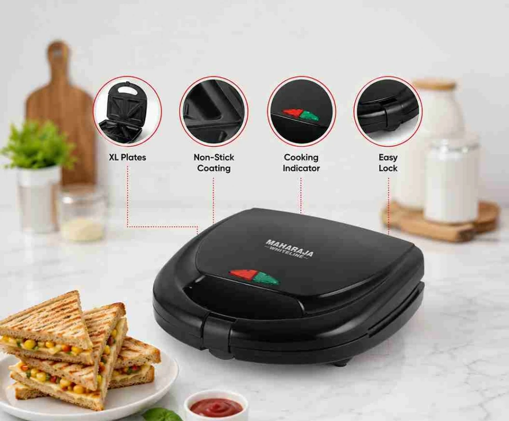 Easy Bite Plus Pocket Sandwich Toaster Breakfast - Image 4