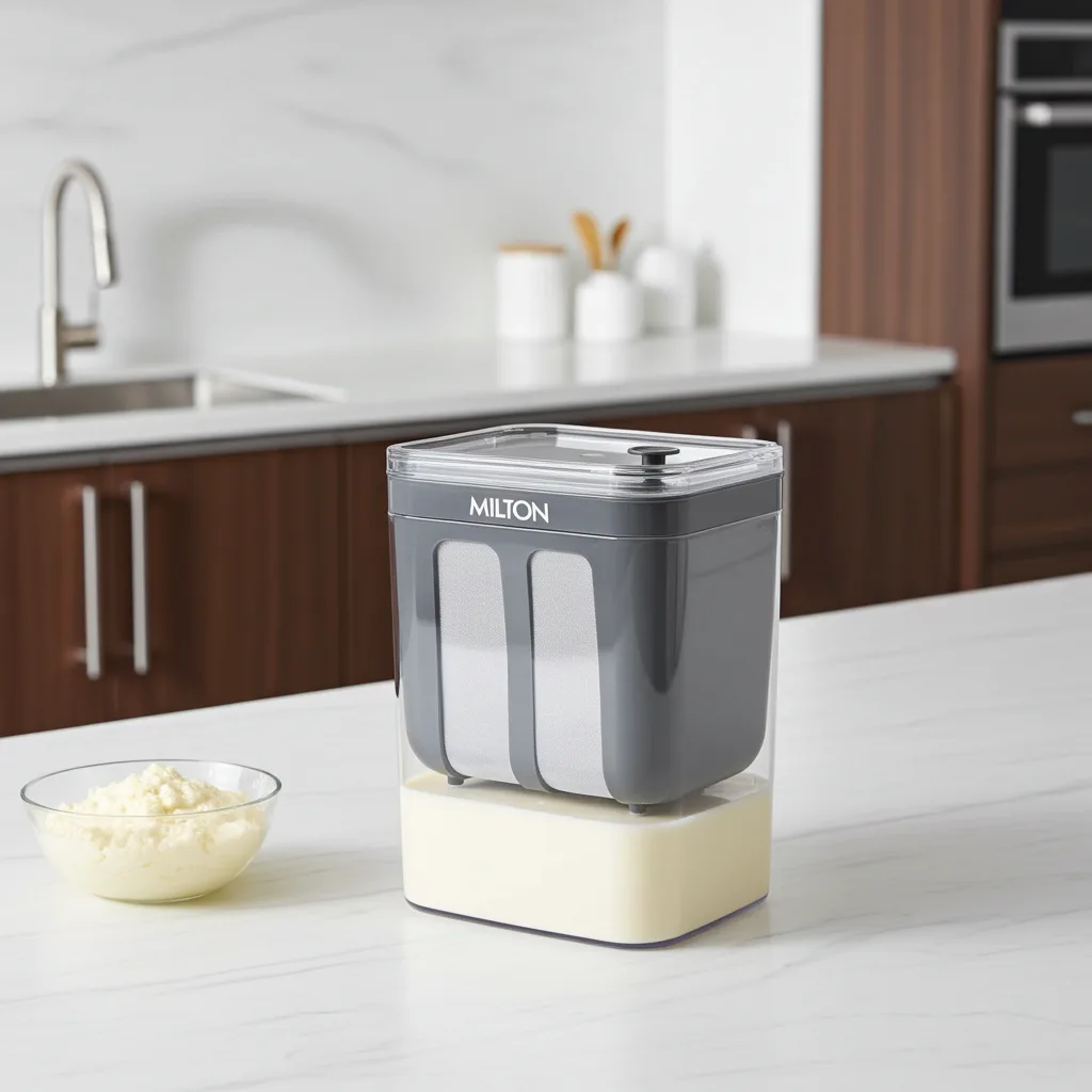 2 in 1 Greek Yogurt & Hung Curd Maker (Milton) - Image 2