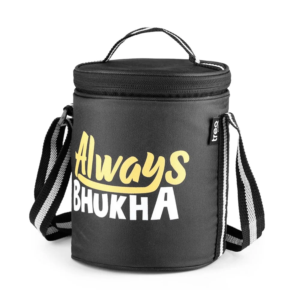 "Always Bhukha" - Glass Tiffin with Printed Jacket (Milton) - Image 7