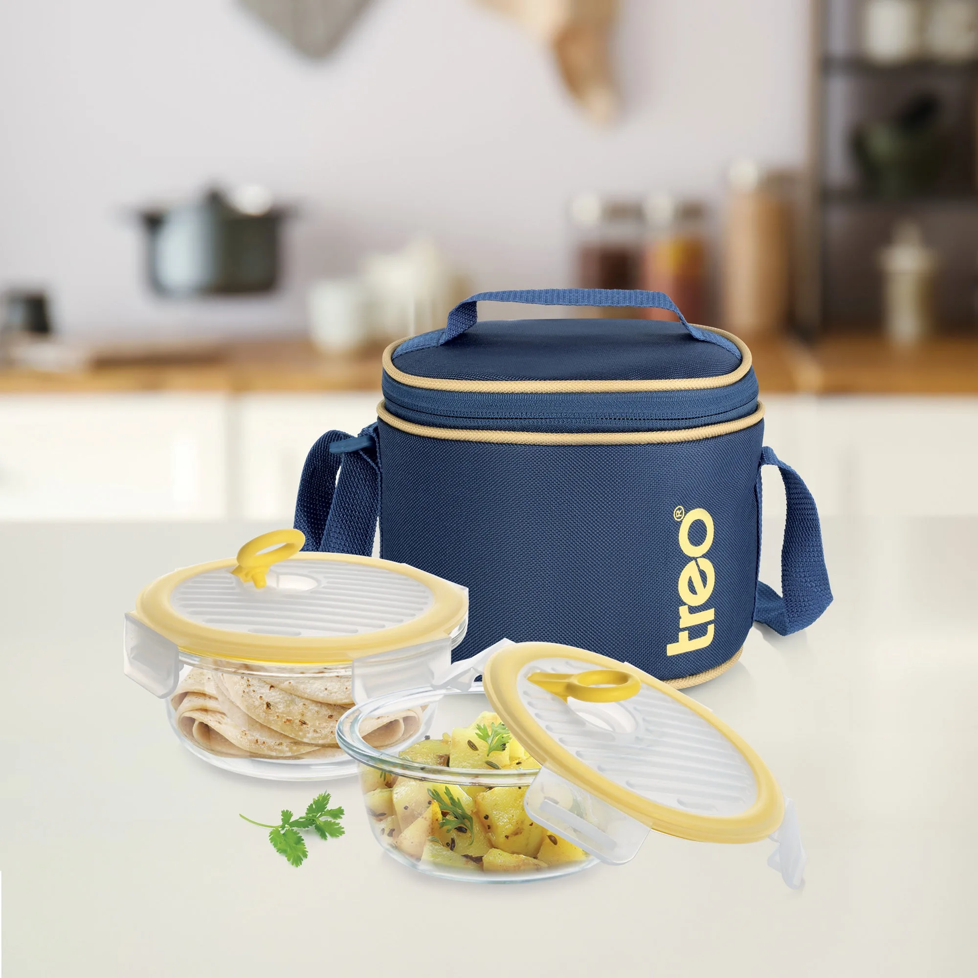 All Fresh Borosilicate Glass Tiffin (Treo by Milton) - Image 11