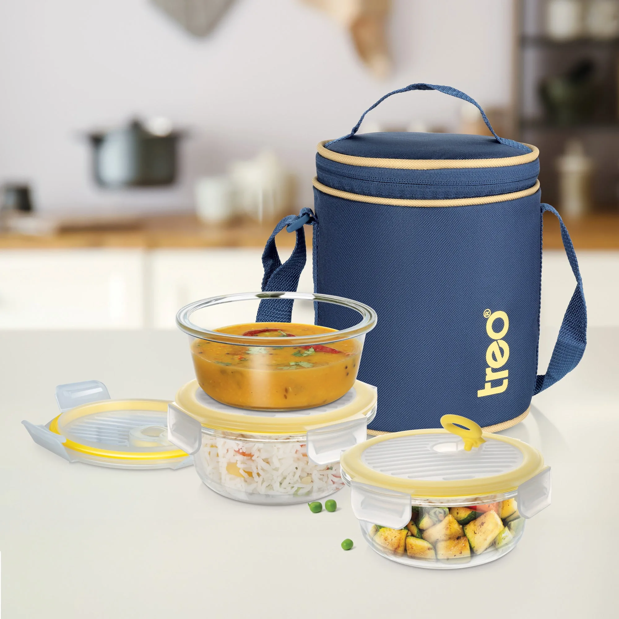 All Fresh Borosilicate Glass Tiffin (Treo by Milton) - Image 13