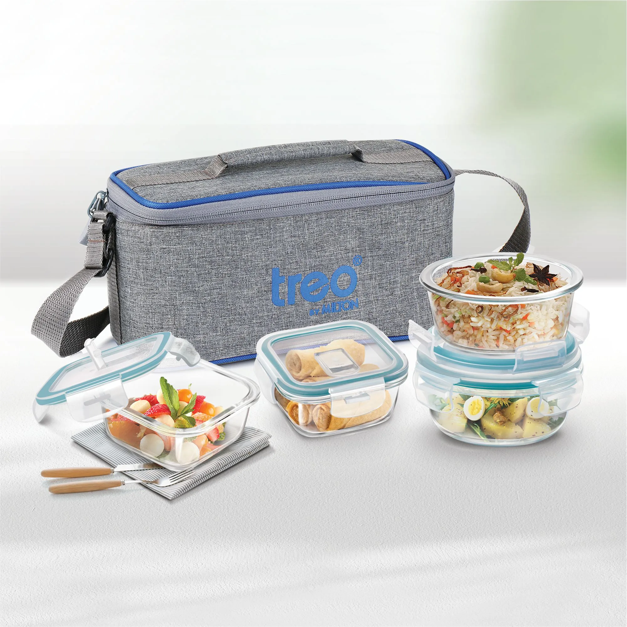 All Fresh Borosilicate Omni Tiffin (Treo by Milton) - Image 4