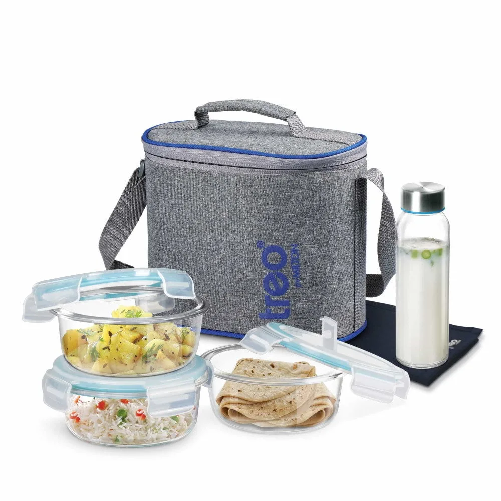 All Fresh Premier Glass Tiffin (Treo by Milton)