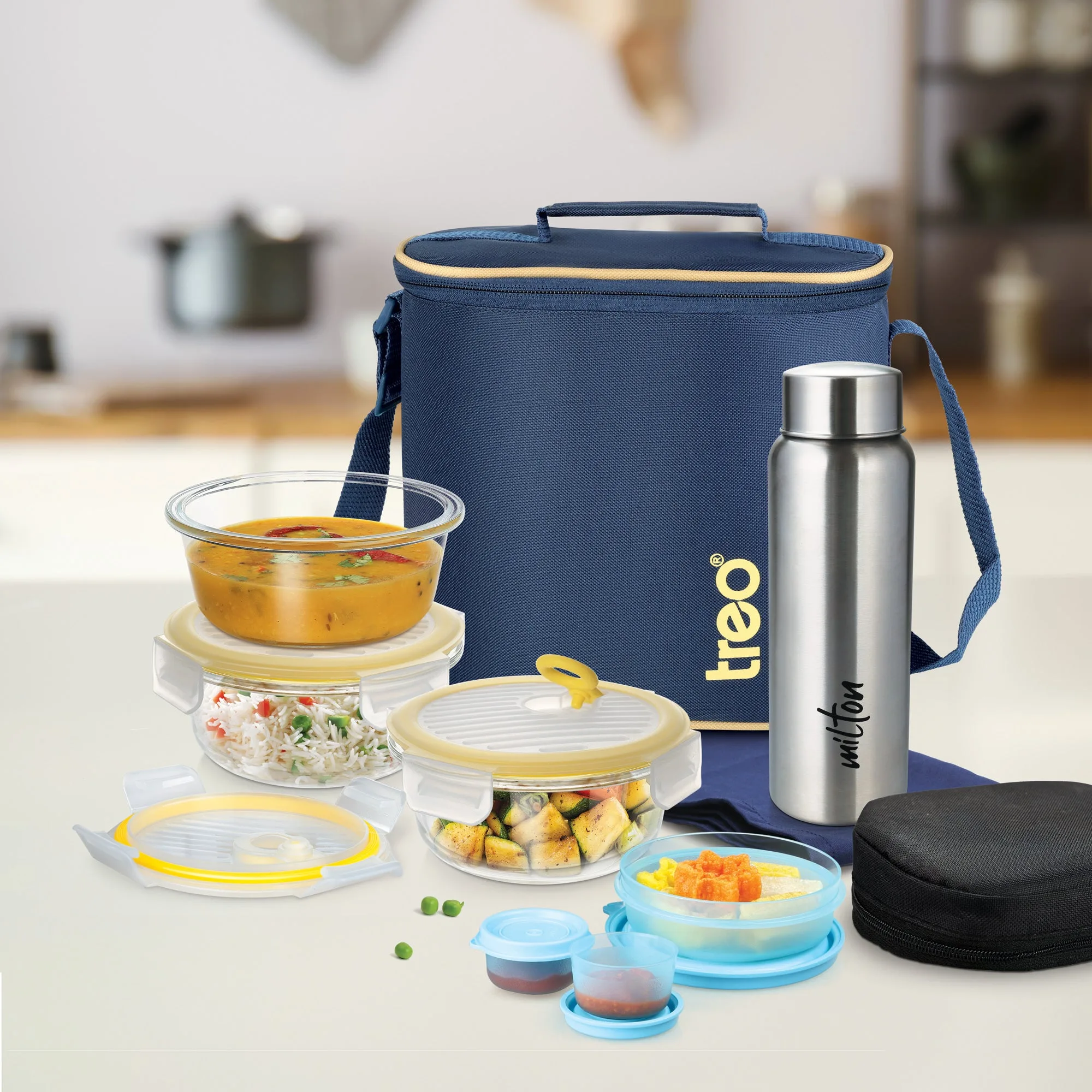 All Fresh Premier Glass Tiffin (Treo by Milton) - Image 8
