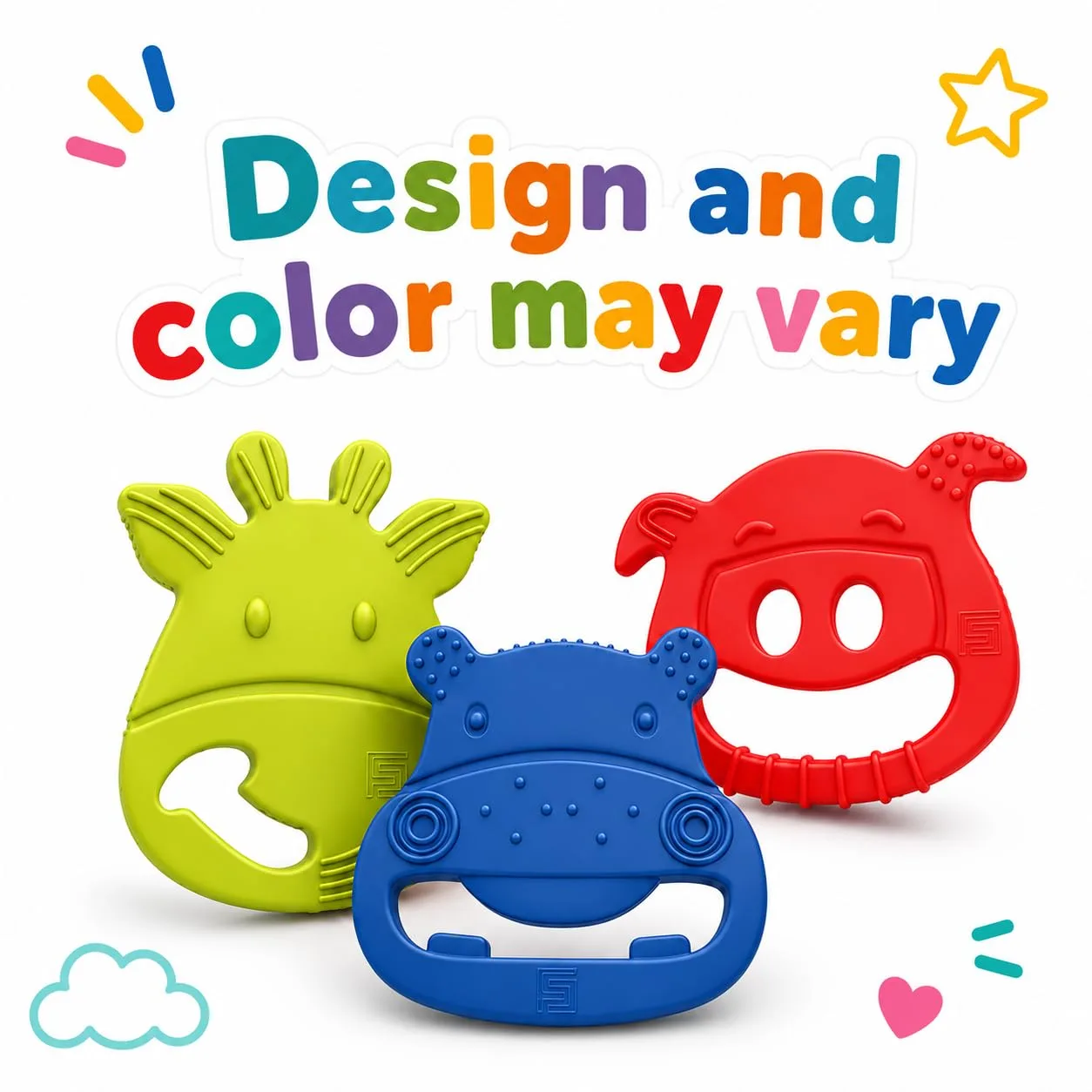 Animal Shape Silicon Teether for Baby (Milton) - Image 2