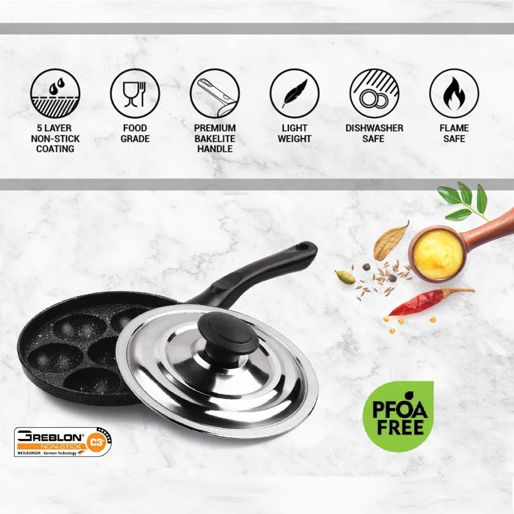 Appam Patra With Lid-Granito-Non Induction (Milton Procook) - Image 3