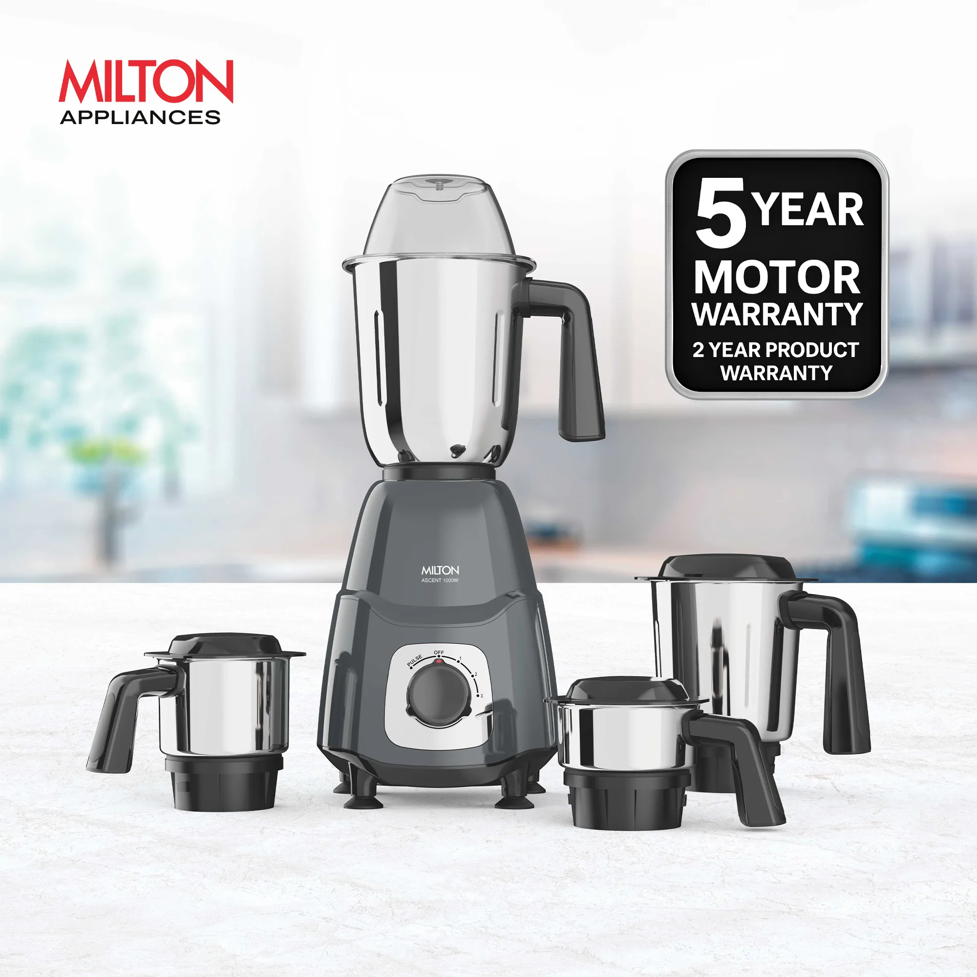 Ascent Mixer Grinder (Milton) - Image 12