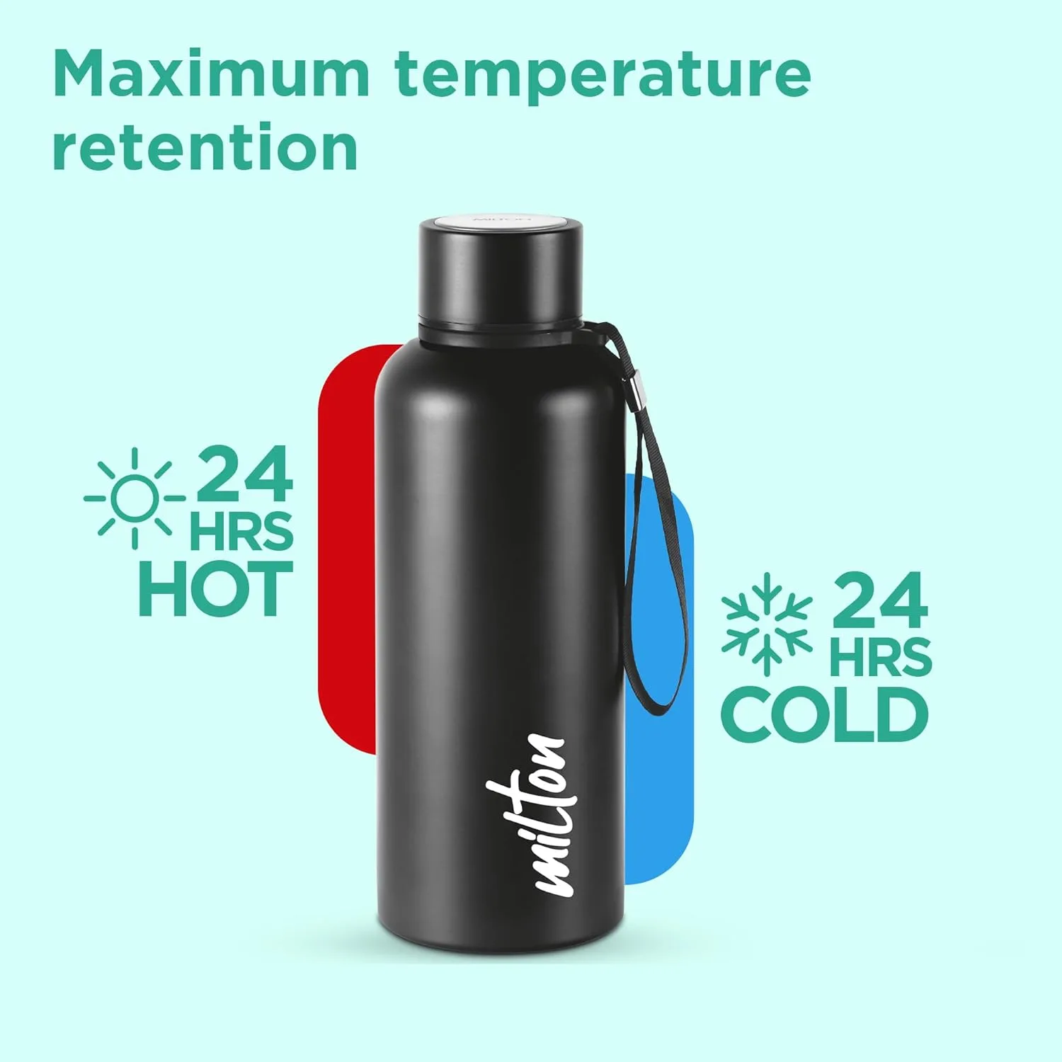Black Panther Wakanda Forever 3D Print Thermosteel Bottle (Milton) - Image 3