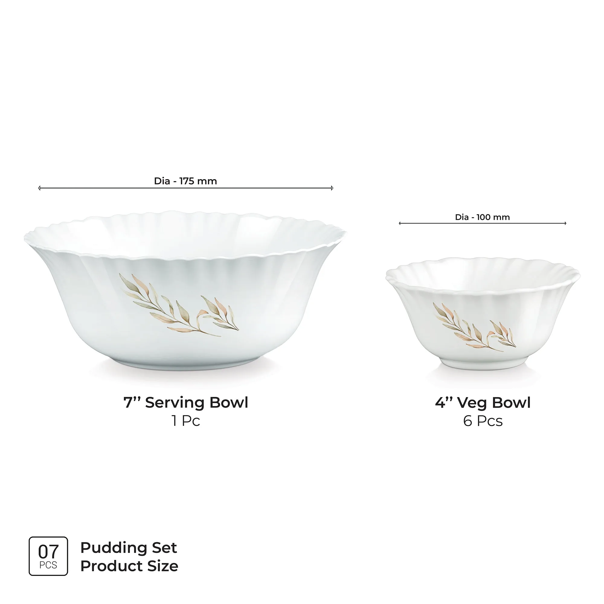 Aurelia Collection 7 Pcs Pudding Set - SELENE (Treo by Milton) - Image 3