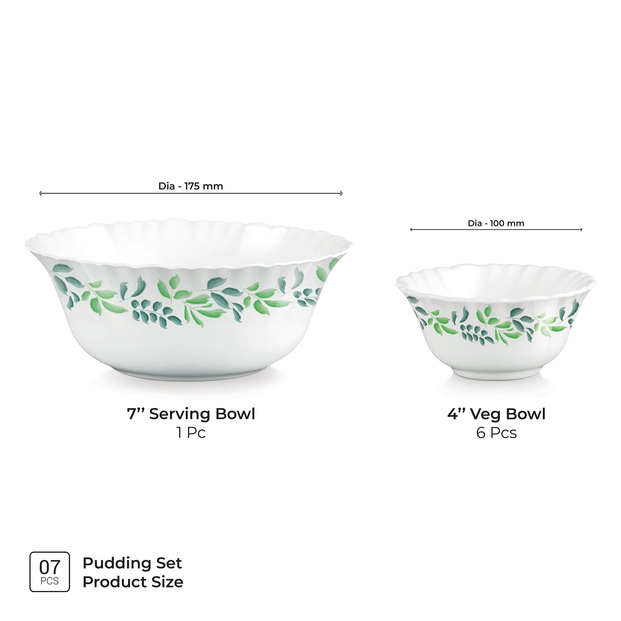 Aurelia Collection 7 Pcs Pudding Set - VERDINIA (Treo by Milton) - Image 3
