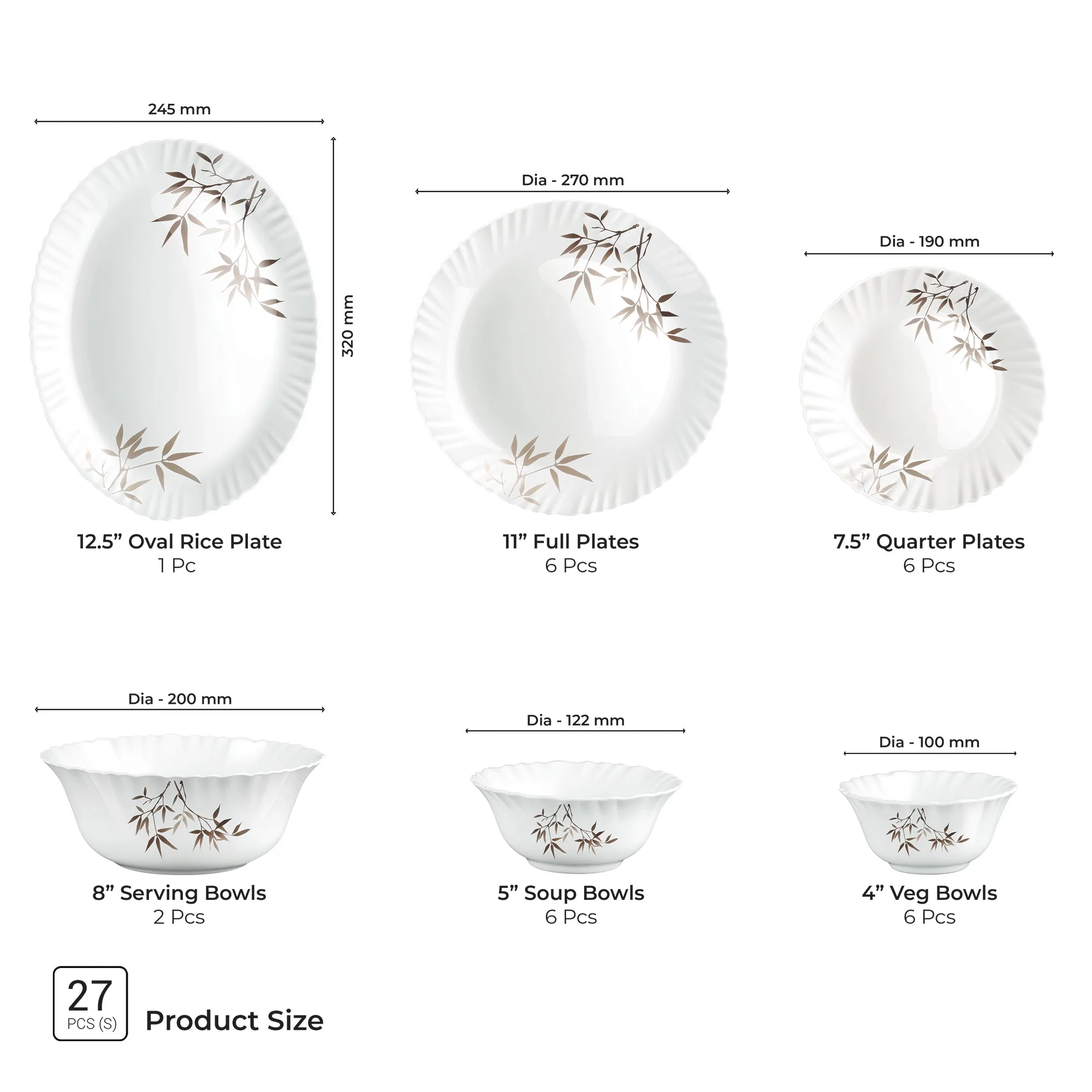 Aurelia Collection Dinner Set - ARASHI - Image 11