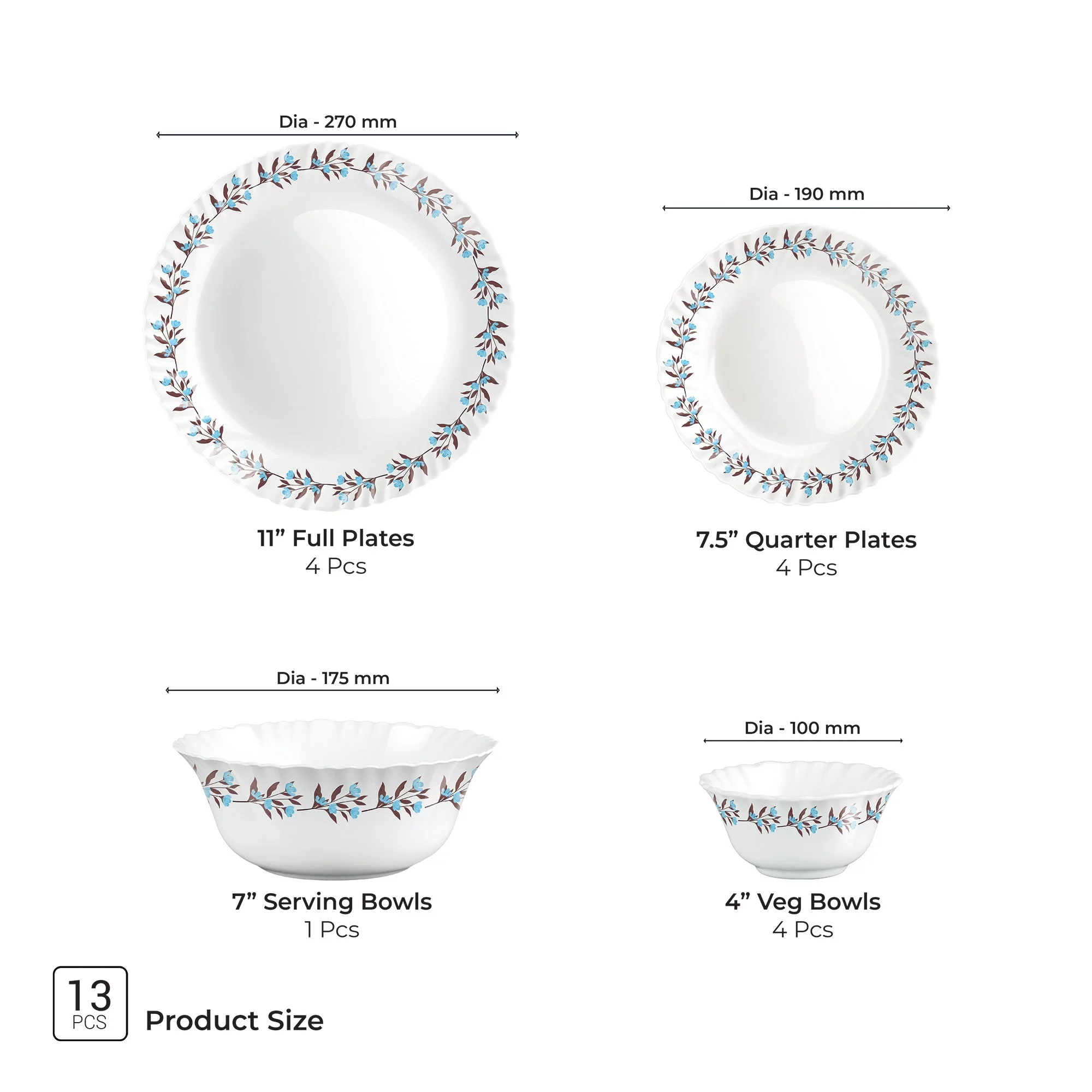 Aurelia Collection Dinner Set - LAVELLE - Image 12