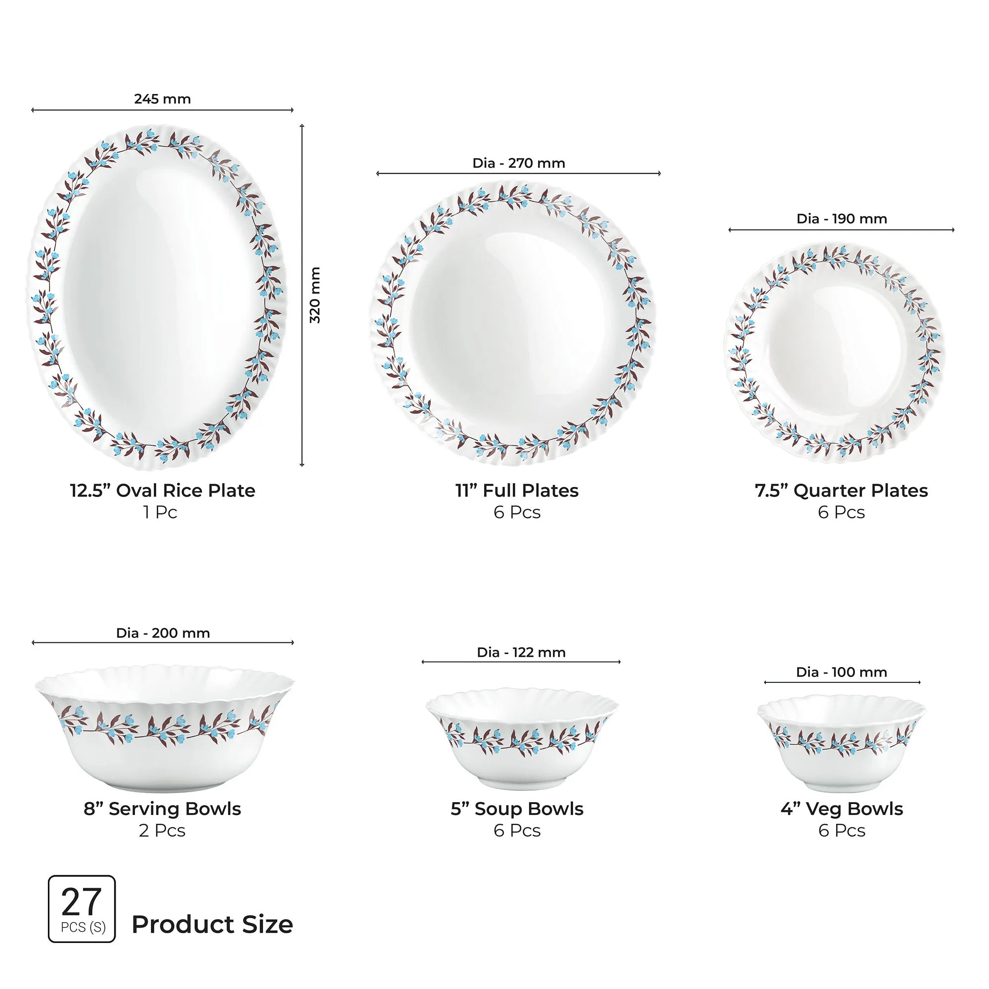 Aurelia Collection Dinner Set - LAVELLE - Image 13