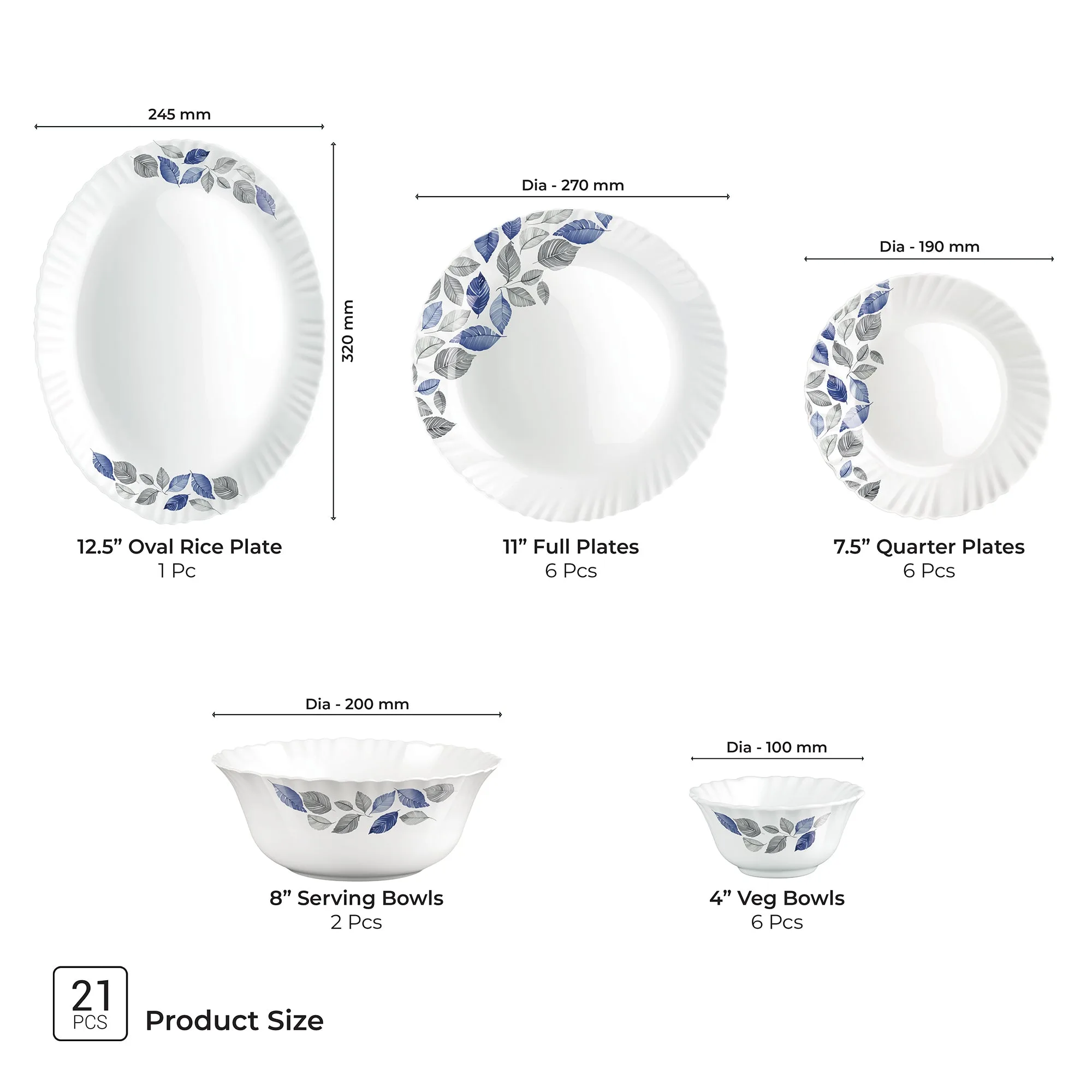 Aurelia Collection Dinner Set - LUNIS - Image 16