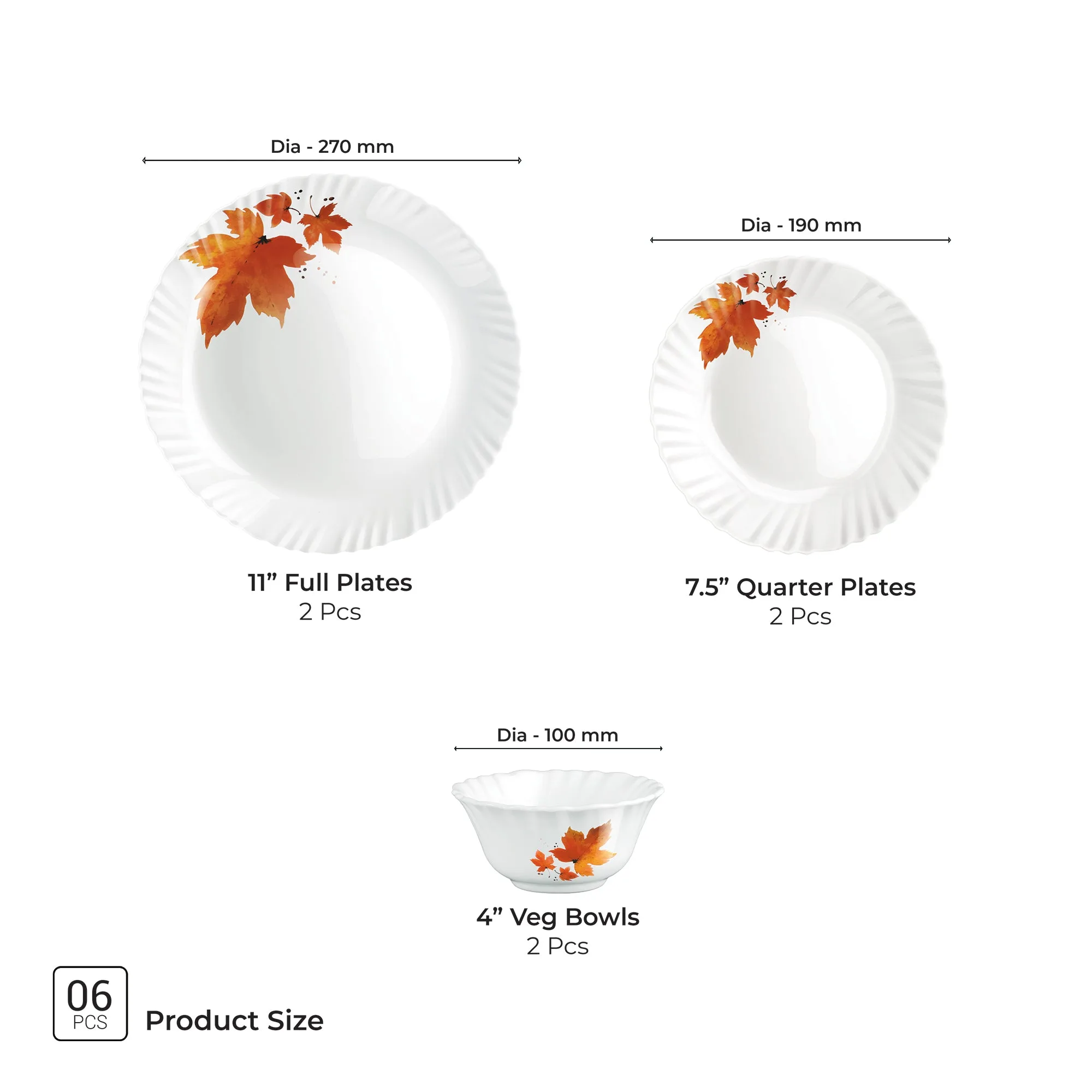 Aurelia Collection Dinner Set - MAPELLE - Image 12