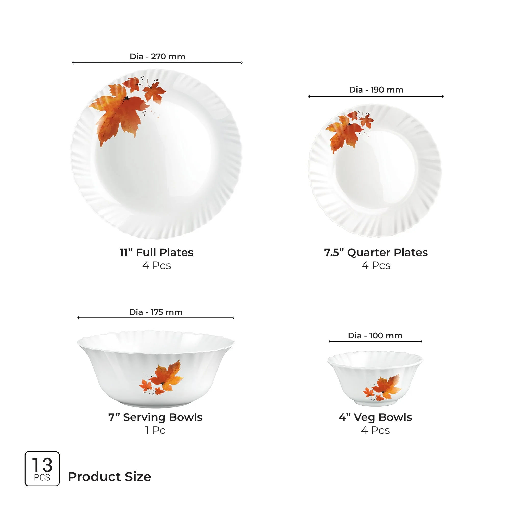 Aurelia Collection Dinner Set - MAPELLE - Image 13