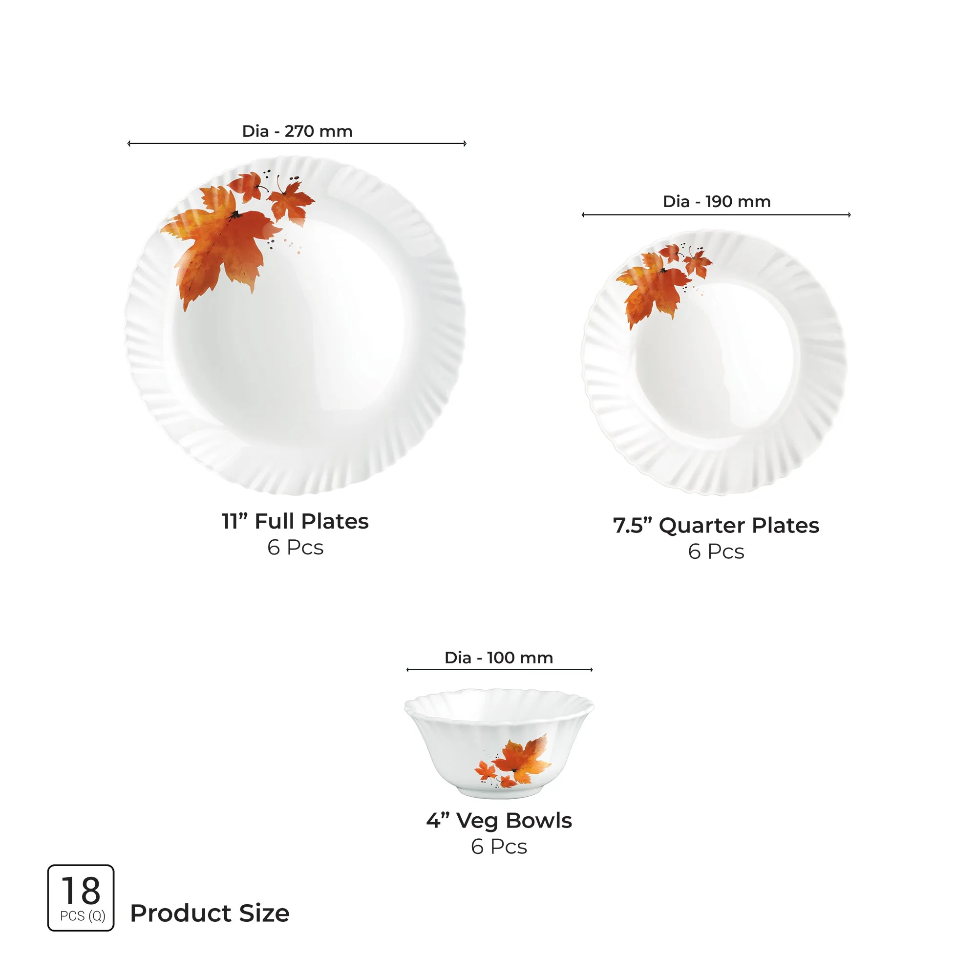 Aurelia Collection Dinner Set - MAPELLE - Image 15