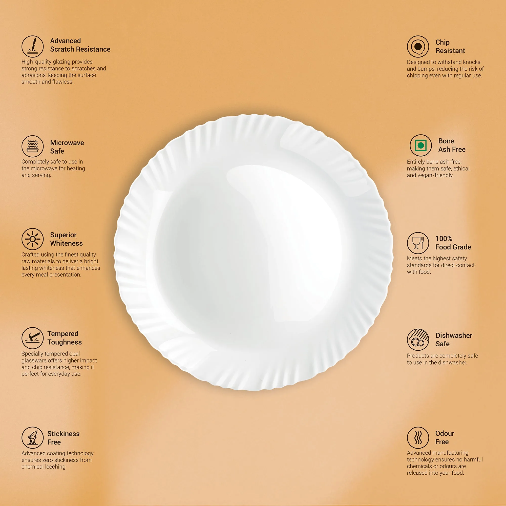Aurelia Collection Dinner Set - MAPELLE - Image 7