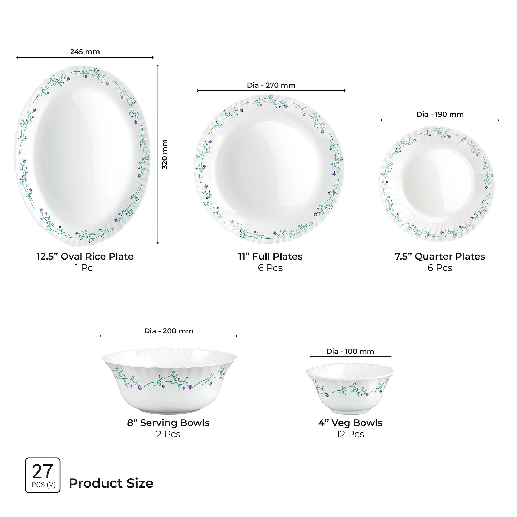 Aurelia Collection Dinner Set - MUREL - Image 10