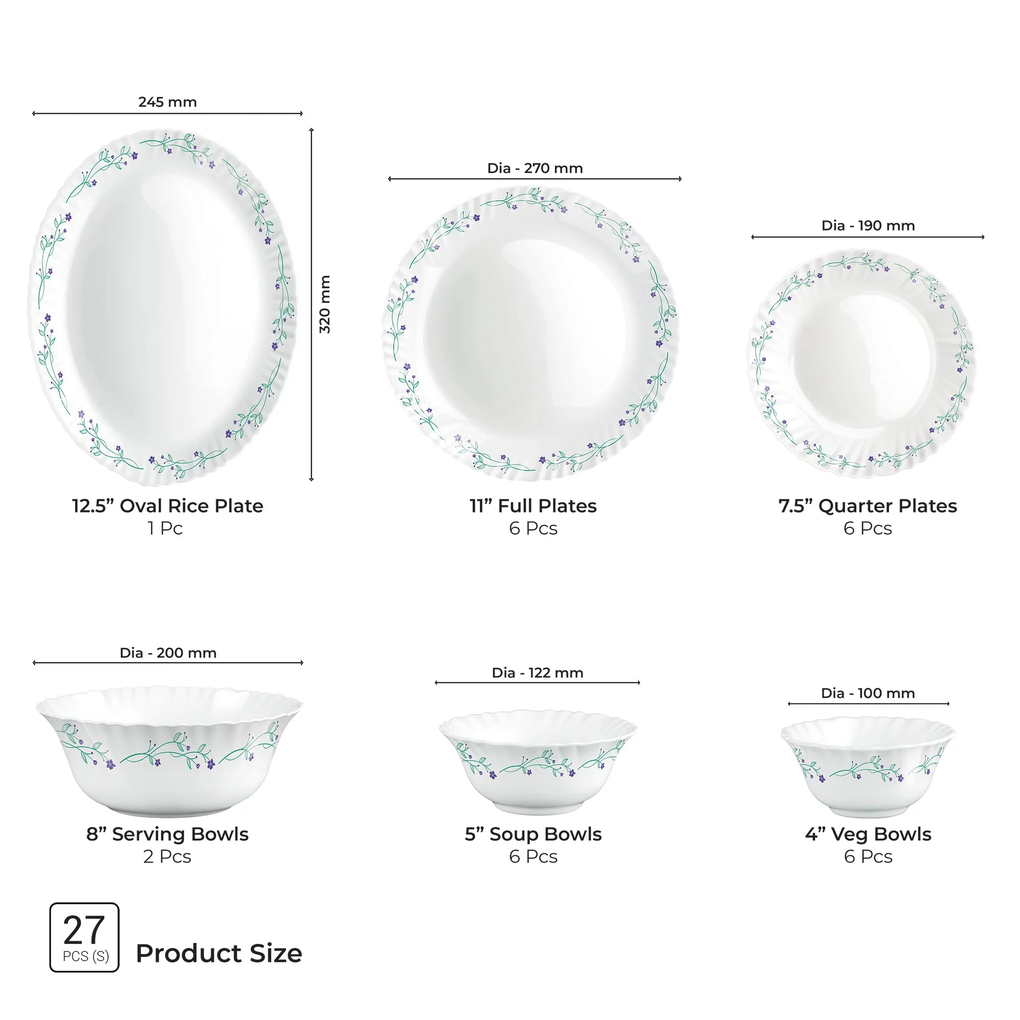 Aurelia Collection Dinner Set - MUREL - Image 11