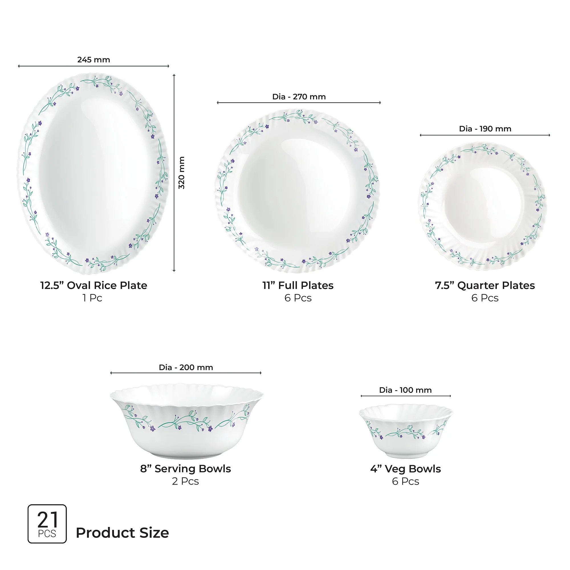 Aurelia Collection Dinner Set - MUREL - Image 12