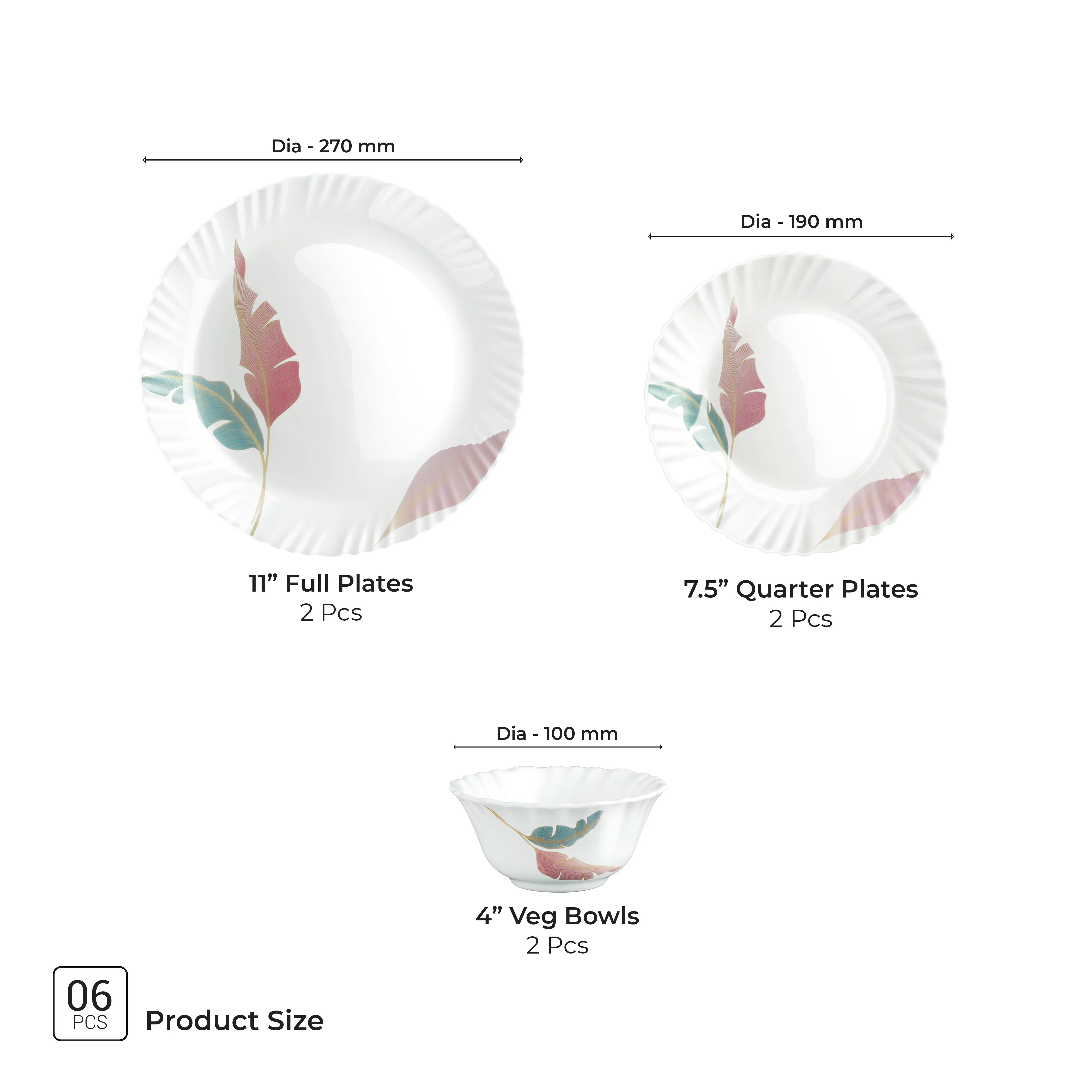 Aurelia Collection Dinner Set - PALMA - Image 11