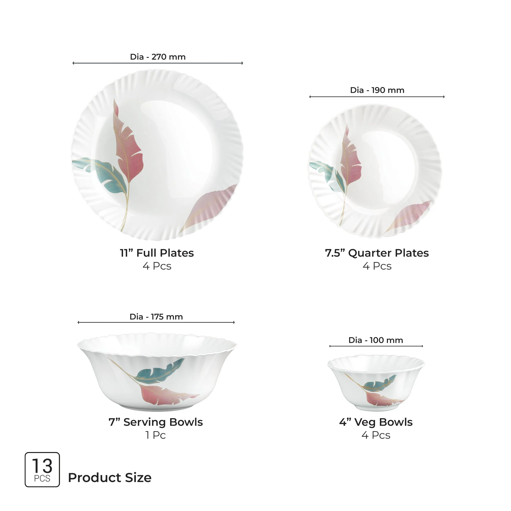 Aurelia Collection Dinner Set - PALMA - Image 12