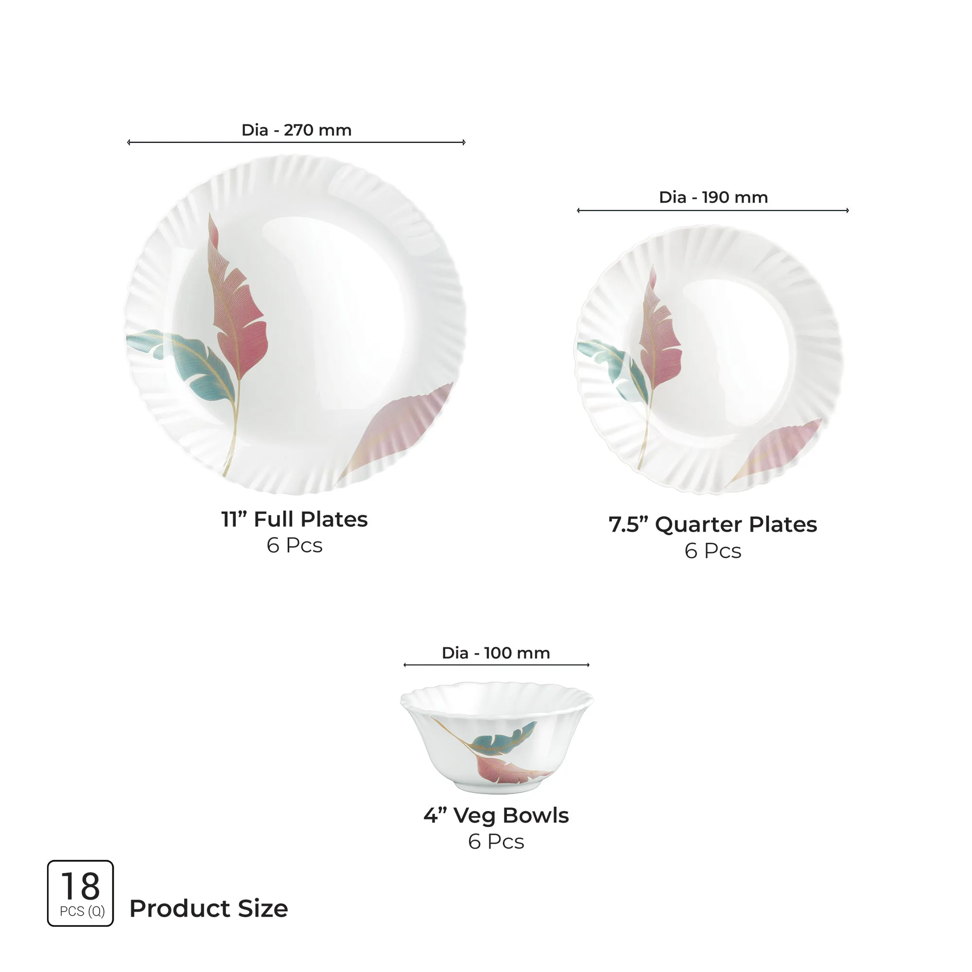 Aurelia Collection Dinner Set - PALMA - Image 15