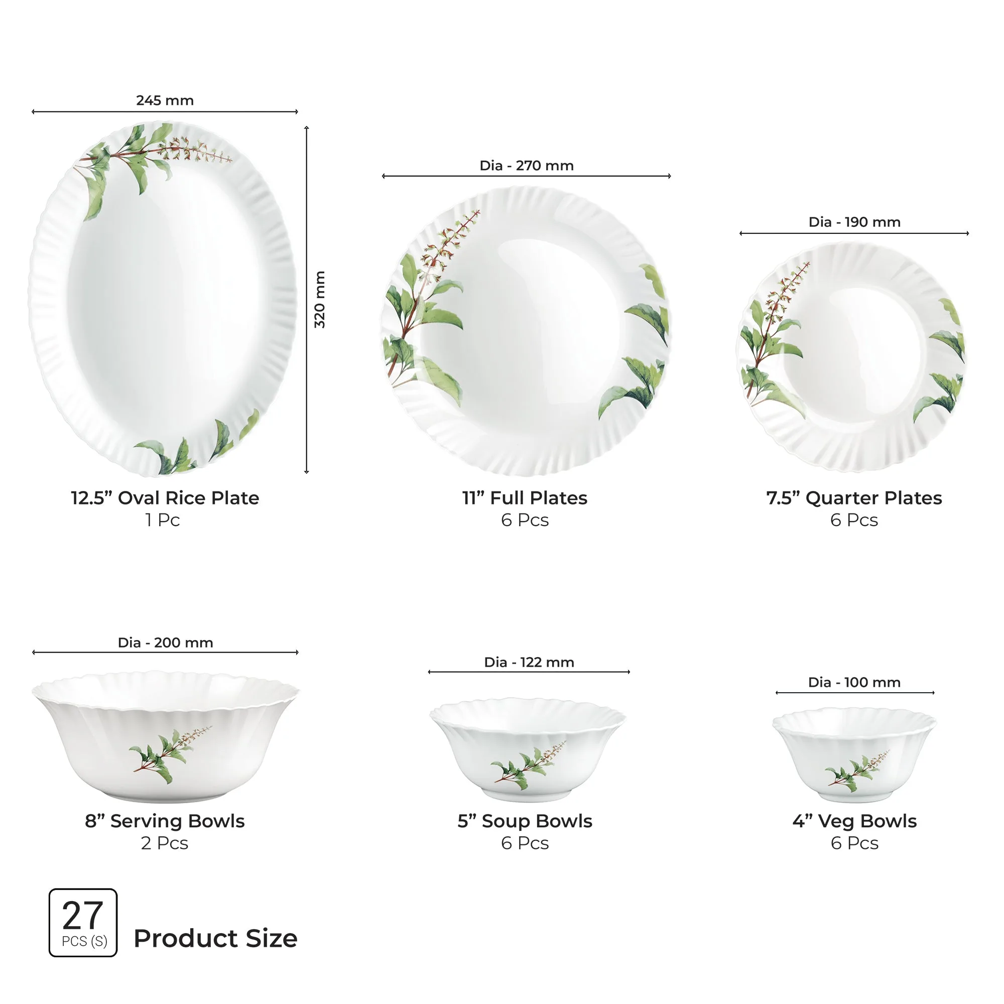 Aurelia Collection Dinner Set - SAVIRA - Image 11